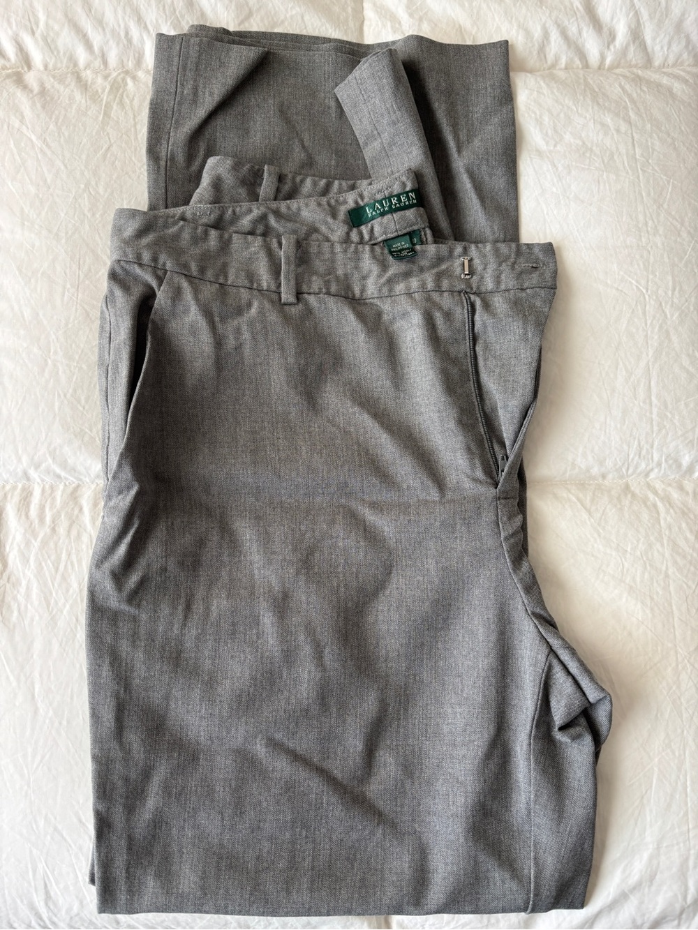 Lauren Ralph Lauren Gray Wool Women's Dress Pants